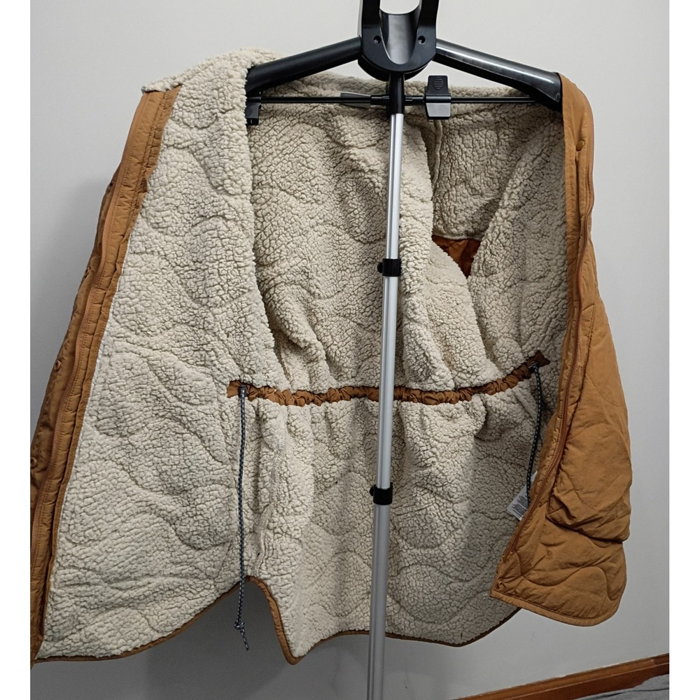 Columbia Birchwood Quilted Sherpa Lined Jacket Brown WL6046 Womens Large - Picture 8 of 10